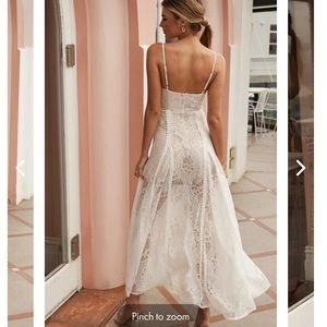 Selfie Leslie White Lace Dress